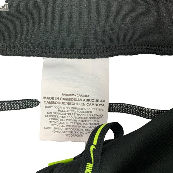 🟣🟣🟣 NIKE Dri Fit Women's Size Small Black White Pull On Stretch Leggings - Picture 5 of 7